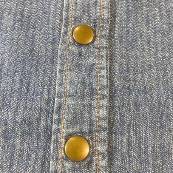 Billy Reid Blue Casual Button Down Shirt - Picture 4 of 7